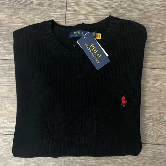 POLO RALPH LAUREN Men's Cotton Crewneck Sweater - Picture 8 of 8